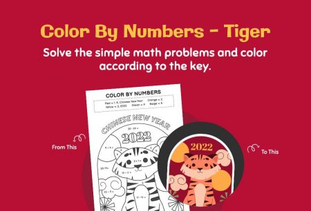 Color By Numbers - Tiger (Chinese New Year 2022)