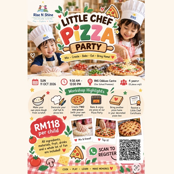 Pizza Party @ Rise N Shine Childcare Centre, SS2